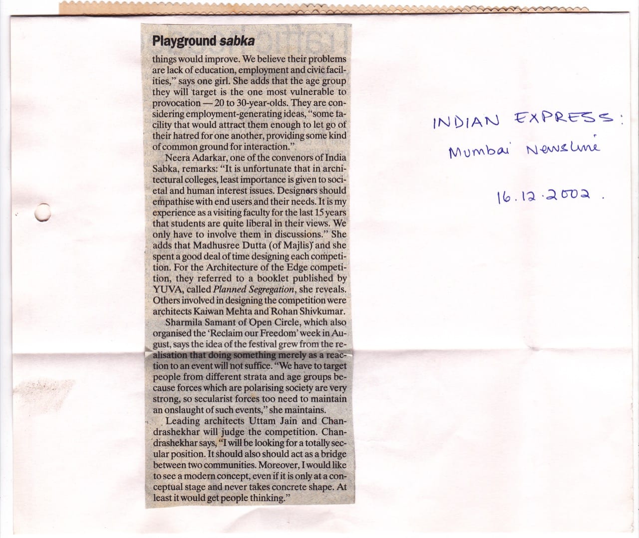 reports/India Sabka_Playground Sabke_Indian Express 3.jpg